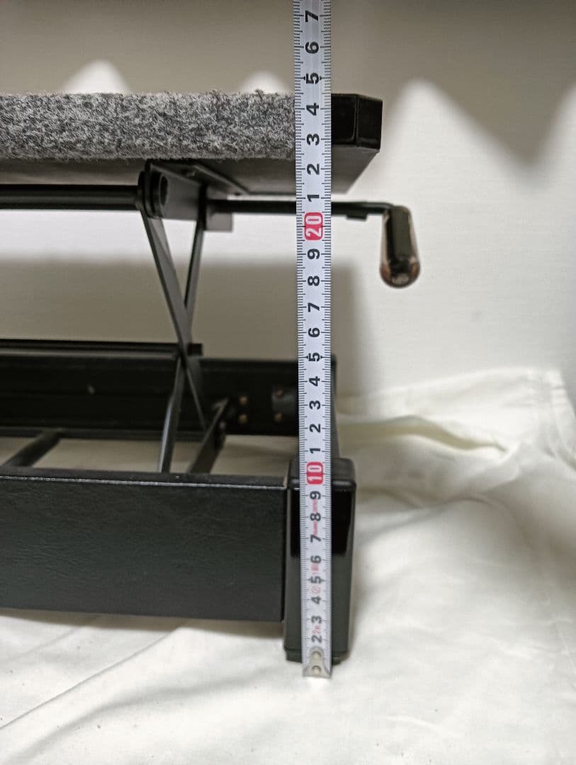 【美品】ピアノ補助台 足台 踏台 ６段階調節