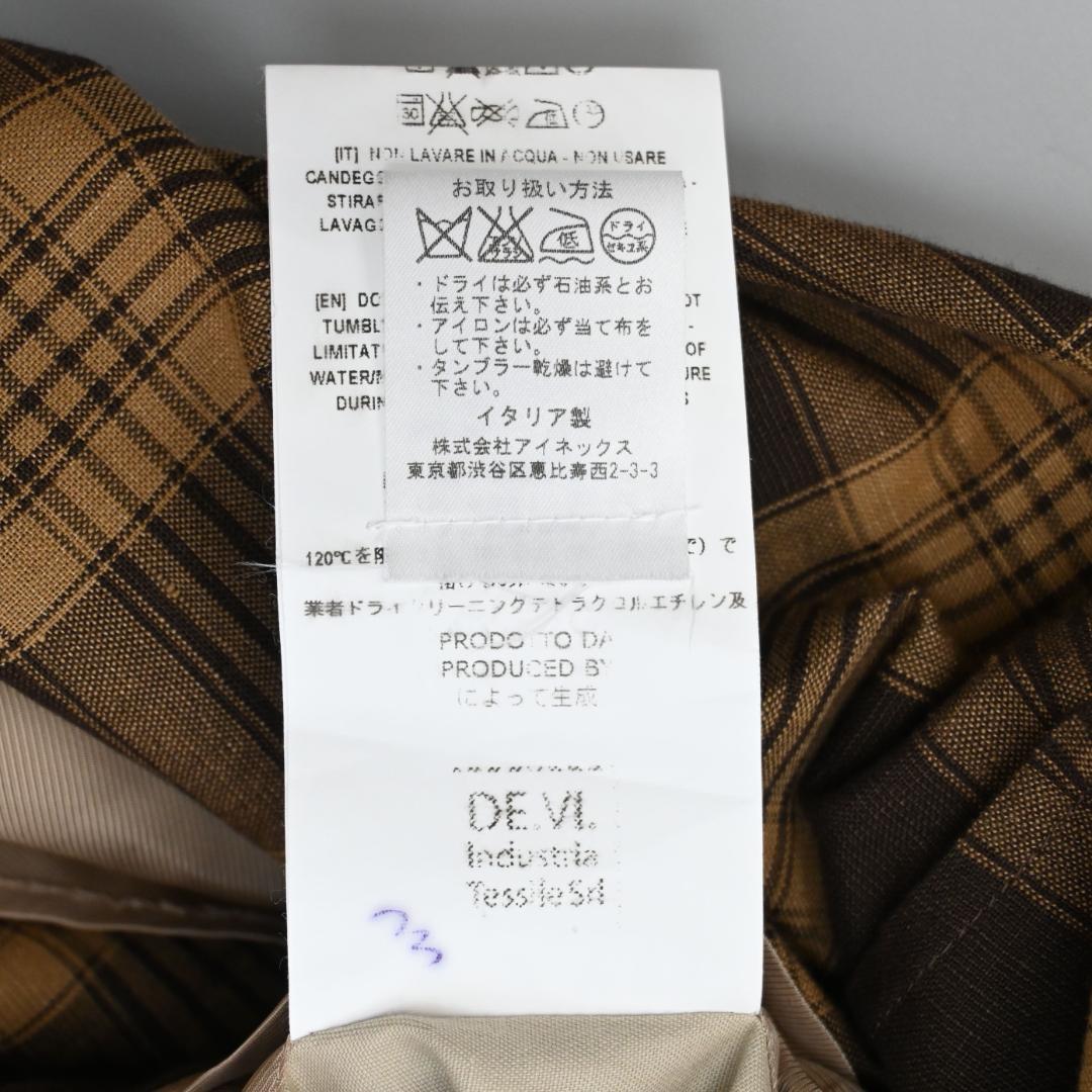 ● □ 47497★De Petrillo デペトリロ ジャケット リネン混