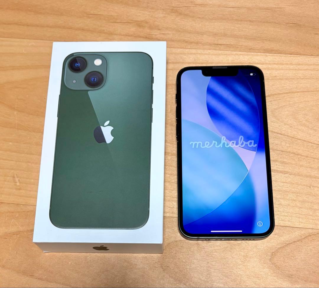【美品】iPhone 13 miniグリーン 128GB SIMフリー