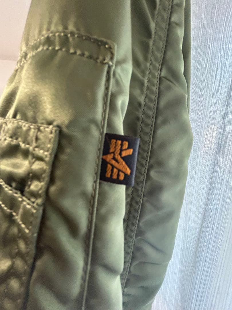 ALPHA INDUSTRIES MA-1 フライトジャケット L カーキ