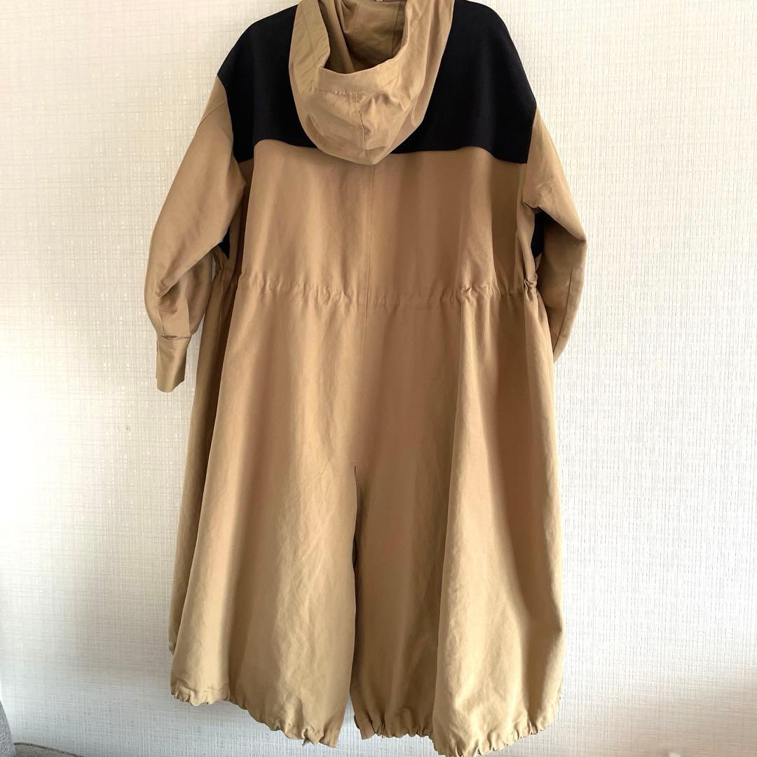 ETRE TOKYO バイカラーフードロングコート 定価38,900円