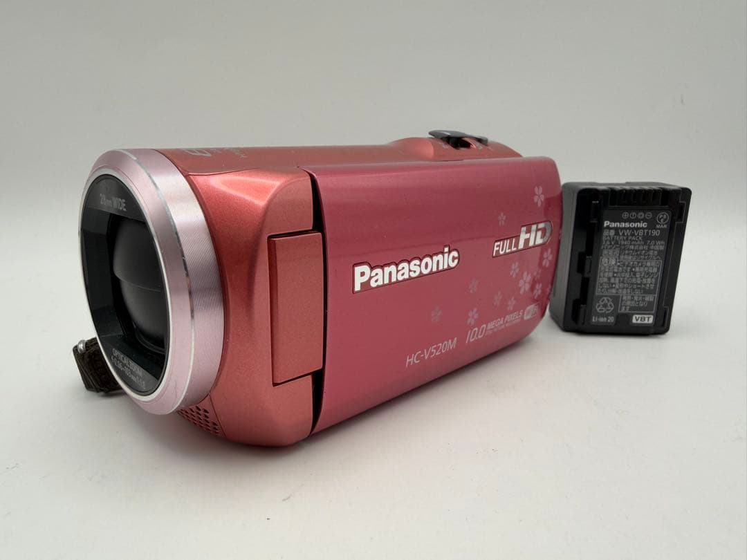 Panasonic HC-V520M フルHD ビデオカメラ　動作確認済