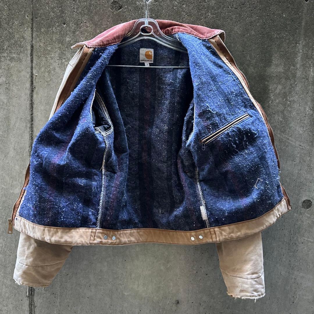【USA製】carhartt デトロイトジャケット J01 BRN