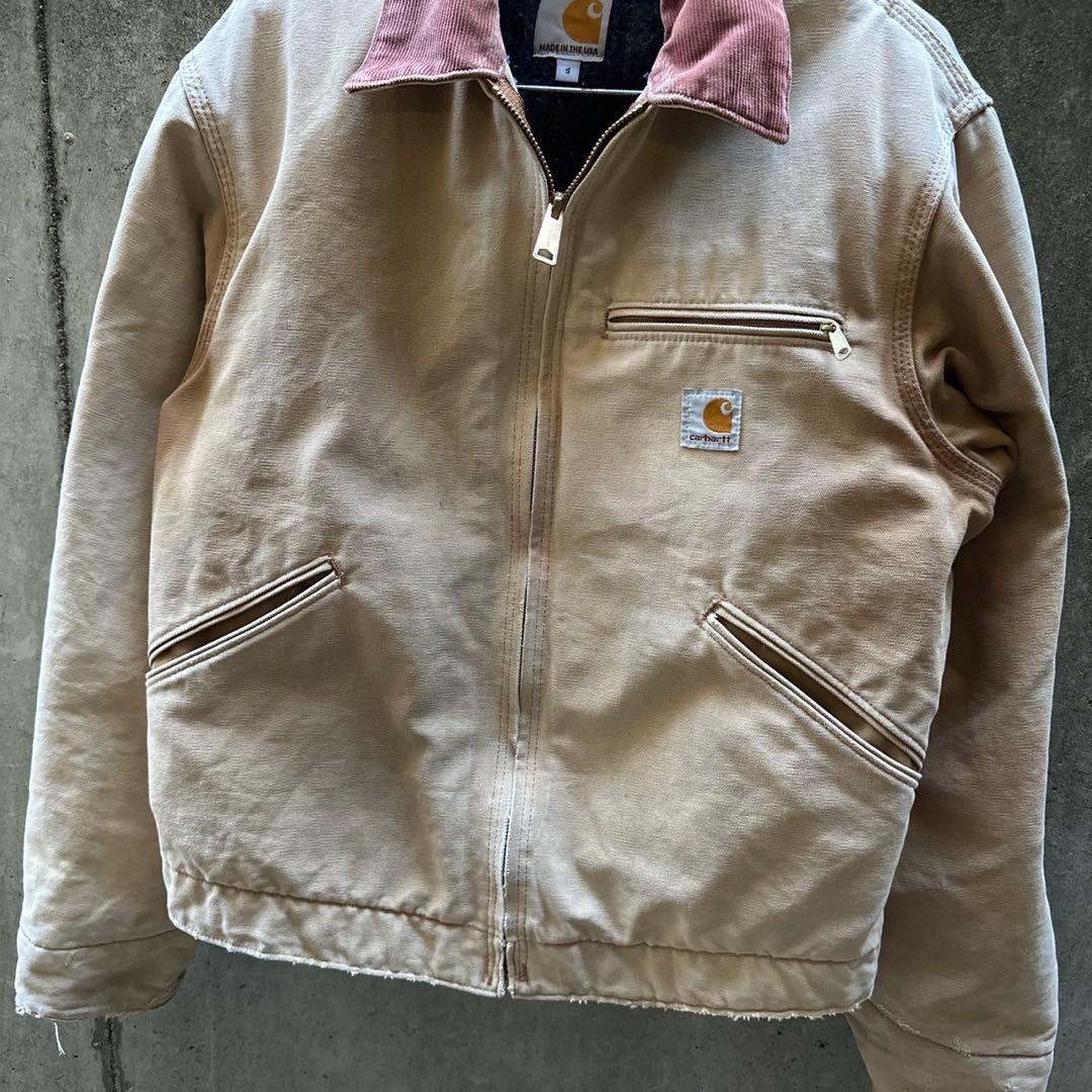 【USA製】carhartt デトロイトジャケット J01 BRN