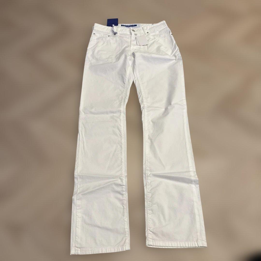 新品未使用】JACOB COHEN（ヤコブコーエン)のホワイトデニム