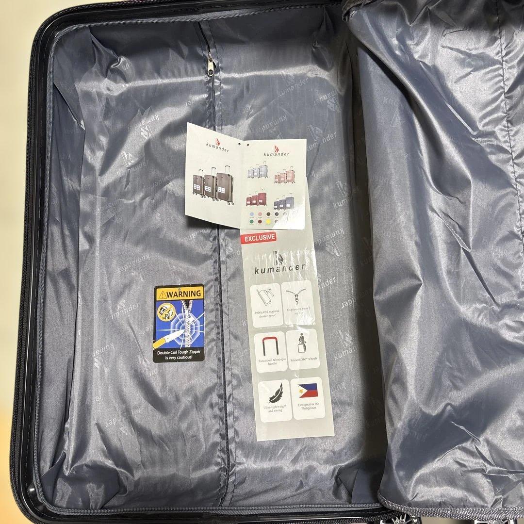 機内持ち込み不可　中サイズスーツケース66×44×27 ブロンズブラウン片道使用
