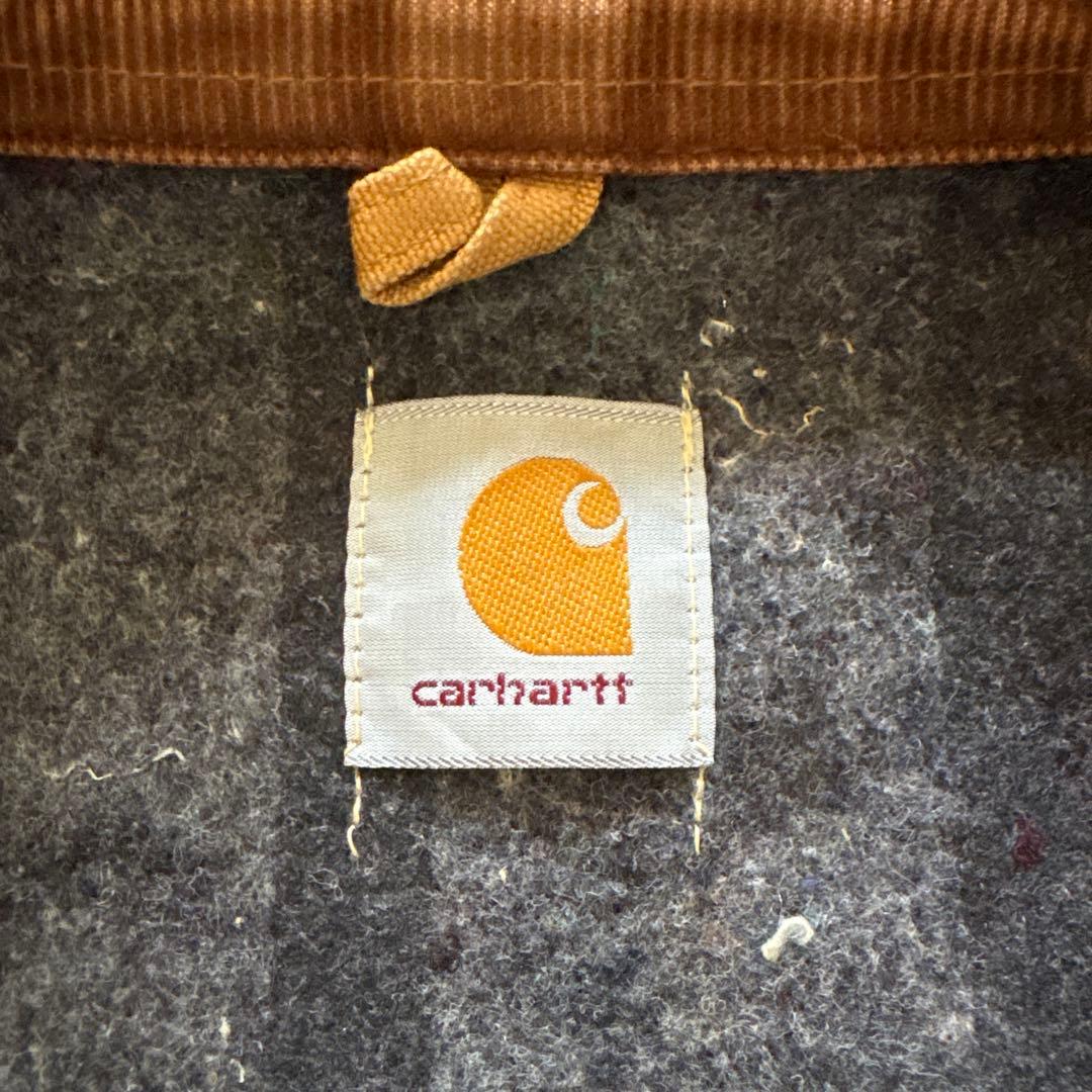 carhartt デトロイトジャケット　ブラウン　usa製 80s フェード