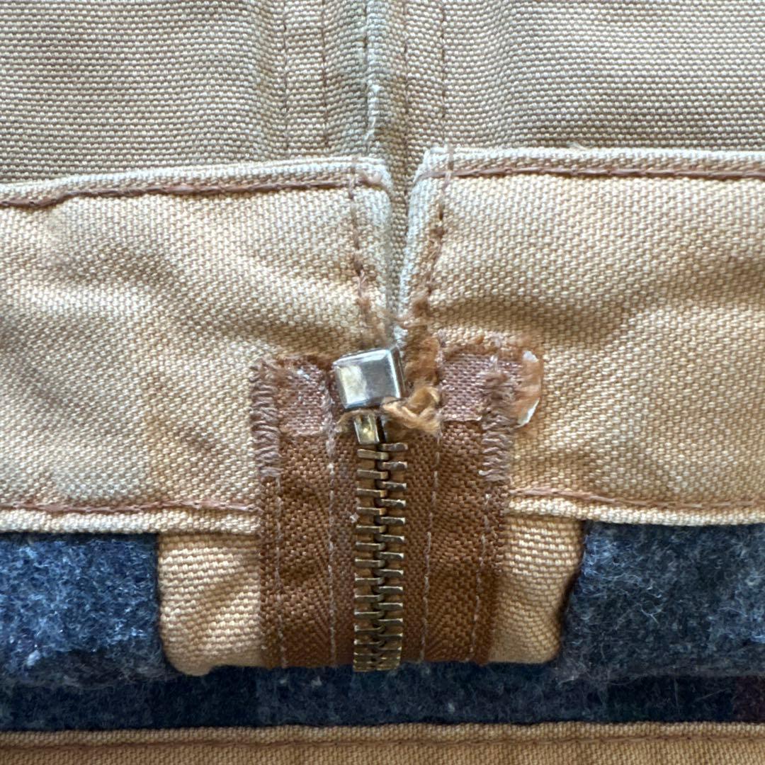 carhartt デトロイトジャケット　ブラウン　usa製 80s フェード