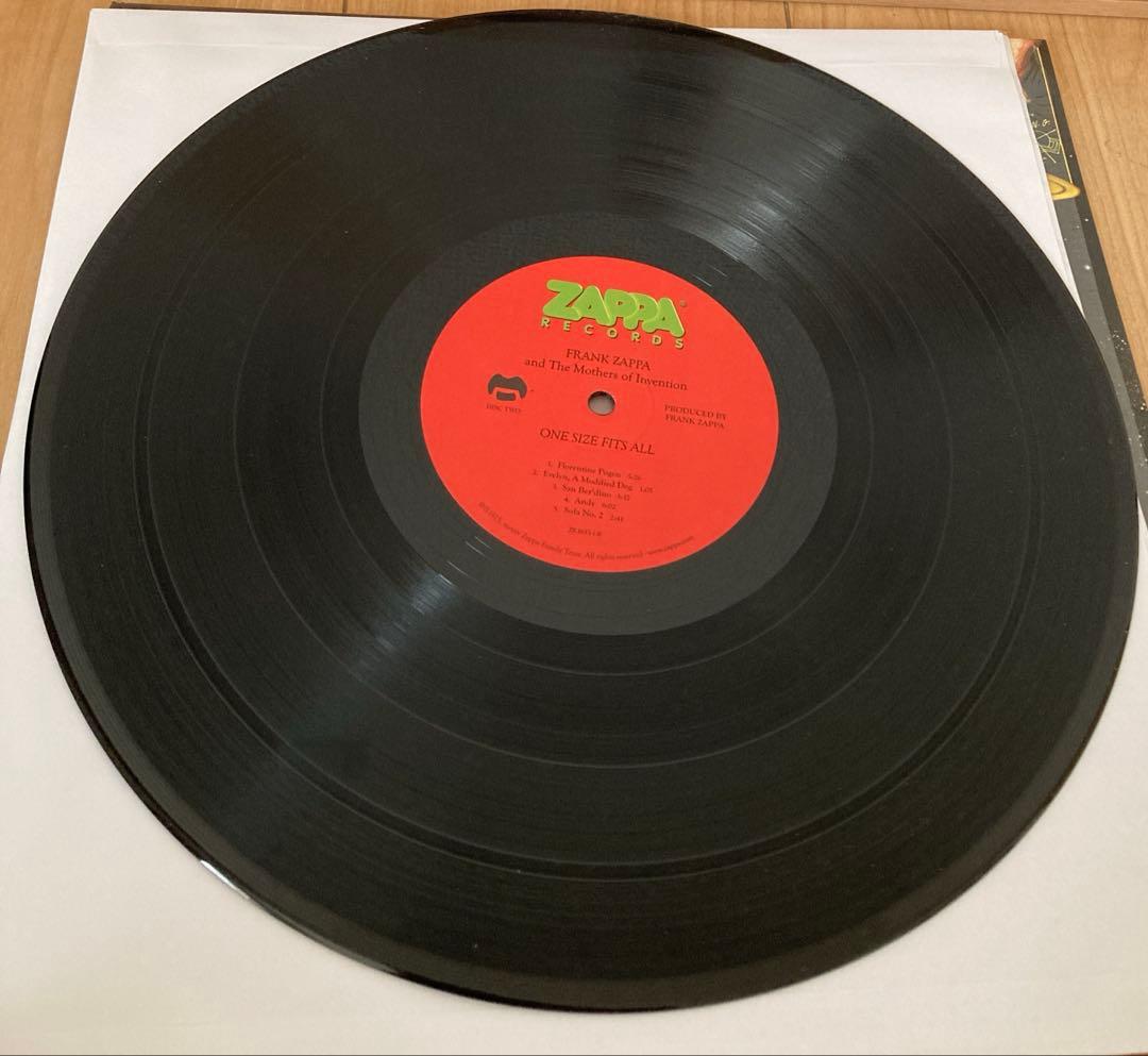 レア⭐️Frank Zappa One Size Fits All LPレコード