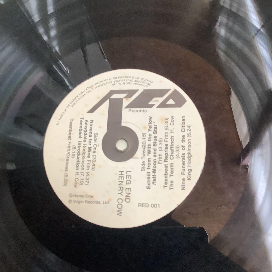 美品　Henry Cow LPレコード