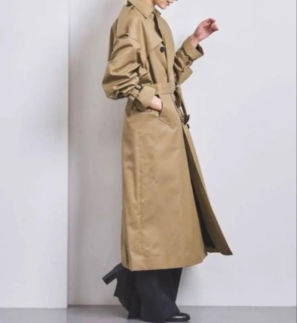 新品タグ付きHYKE TRENCHCOAT / BIGFITトレンチコートハイク