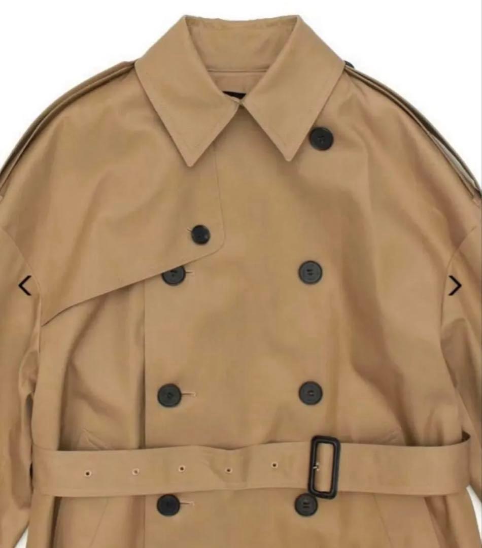 新品タグ付きHYKE TRENCHCOAT / BIGFITトレンチコートハイク
