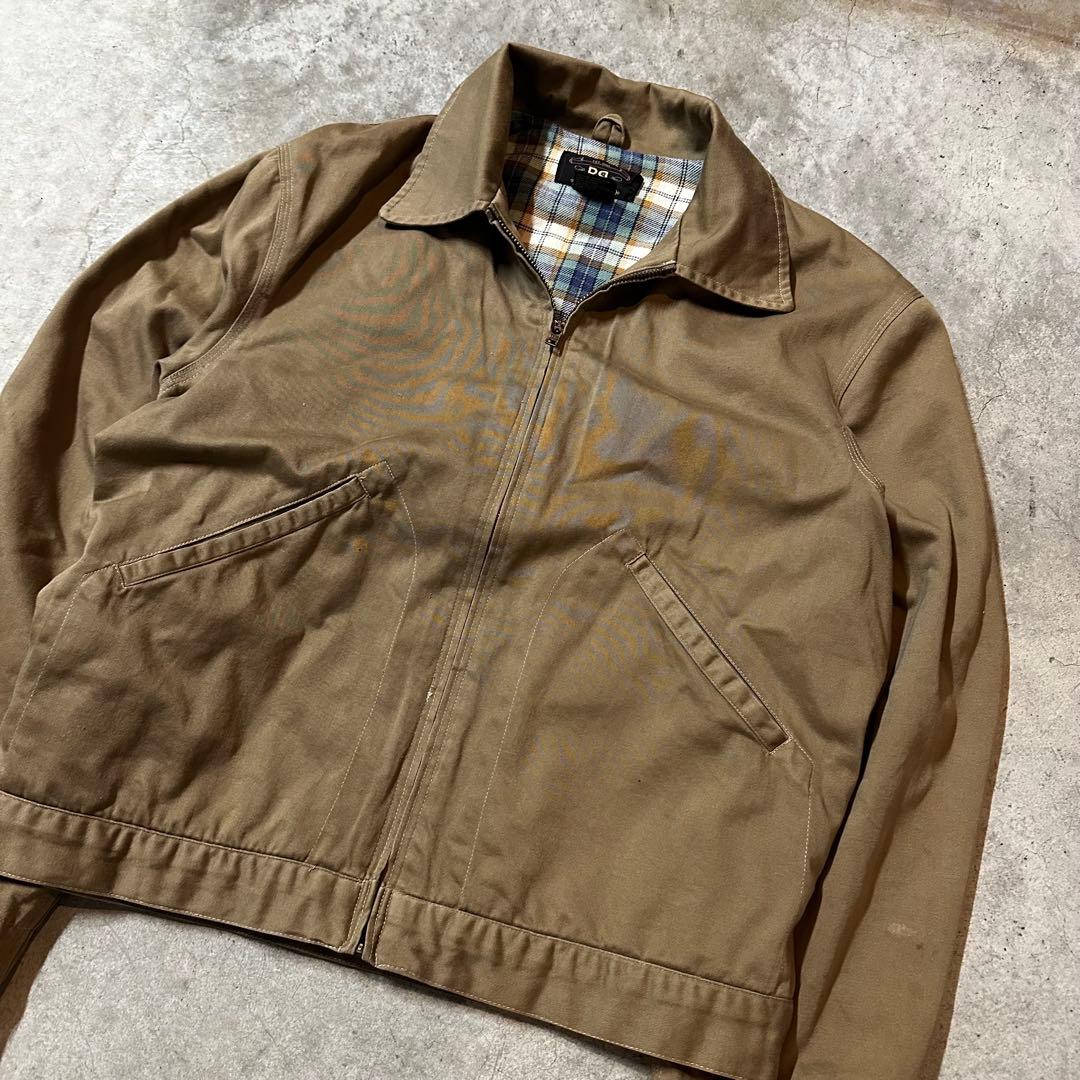 RRL Double RL スウィングトップ　三つ星タグ　チェック柄　ブラウン