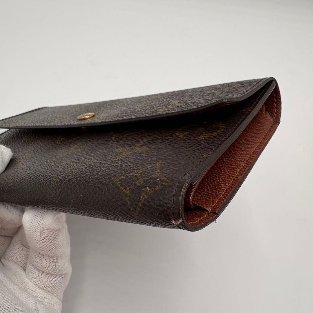 【美品】 ルイ ヴィトン モノグラム ポルト トレゾール インターナショナル