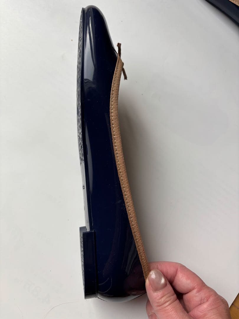 Repetto ネイビー レインシューズ 40(25.3センチ)