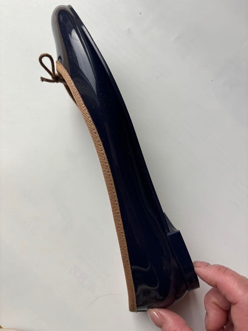 Repetto ネイビー レインシューズ 40(25.3センチ)
