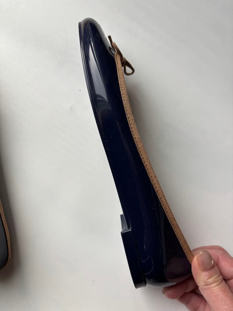 Repetto ネイビー レインシューズ 40(25.3センチ)