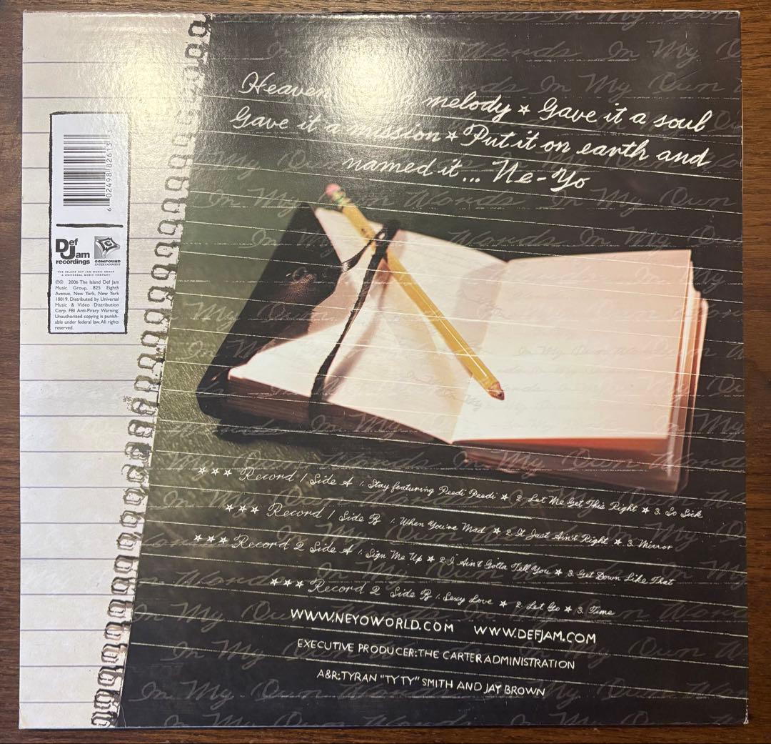 Ne-Yo / In My Own Words アナログ2LPレコード