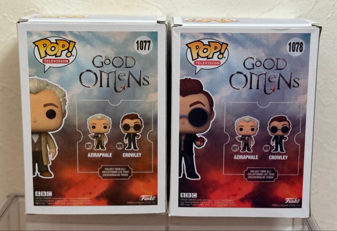 【早い者勝ち】FUNKO POP グッドオーメンズ 2体
