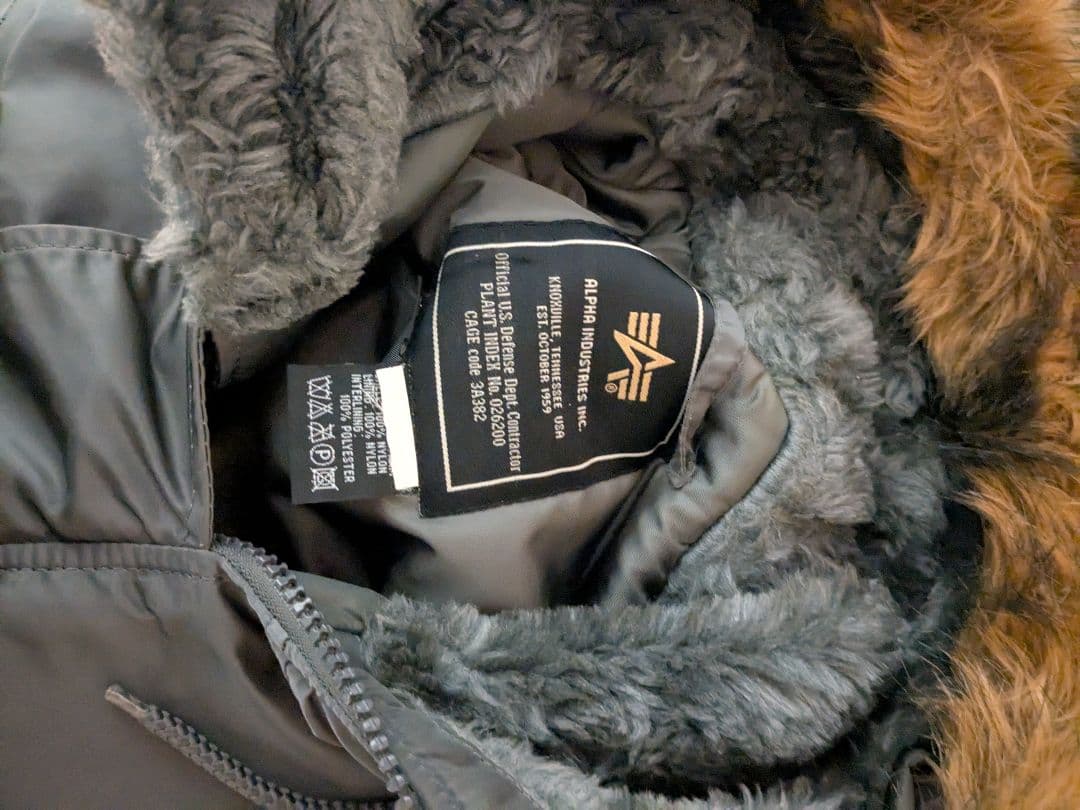 Alpha Industries グレー モッズコート
