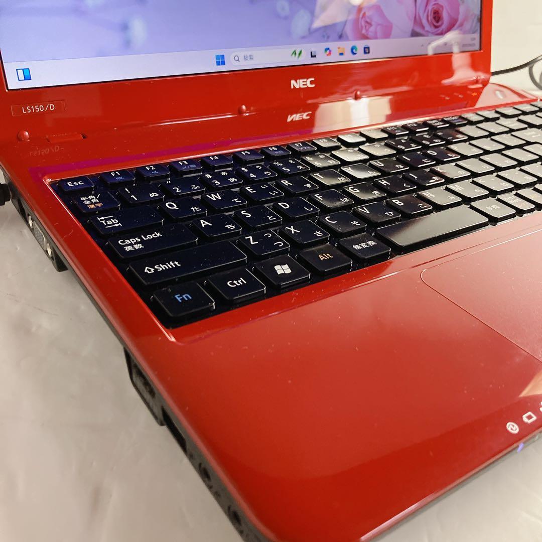 DVD搭載　 初期設定済み　大容量750GB Win11 NECノートPC