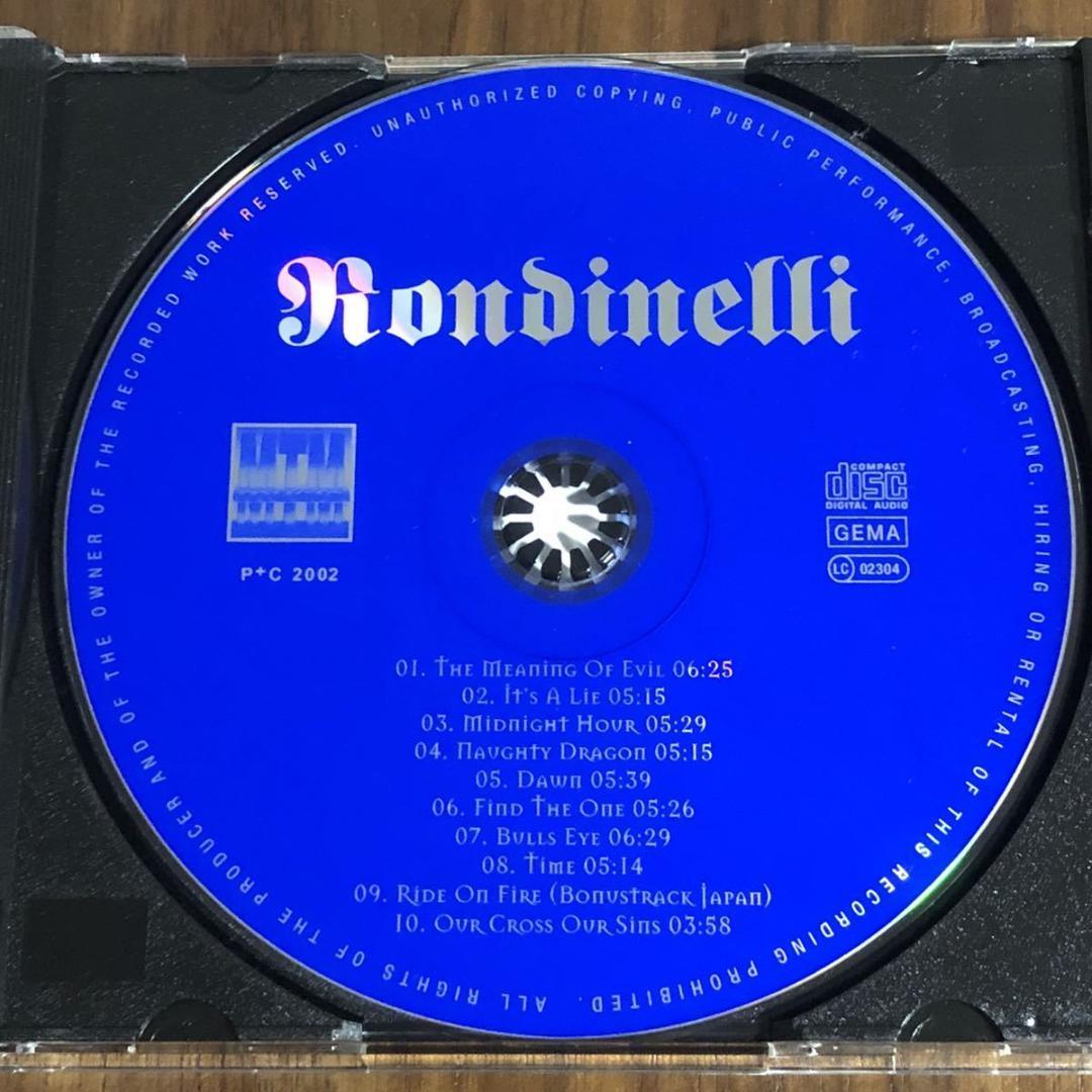 トニー・マーティン参加！RONDINELLI/ロンディネリ/OUR CROSS〜