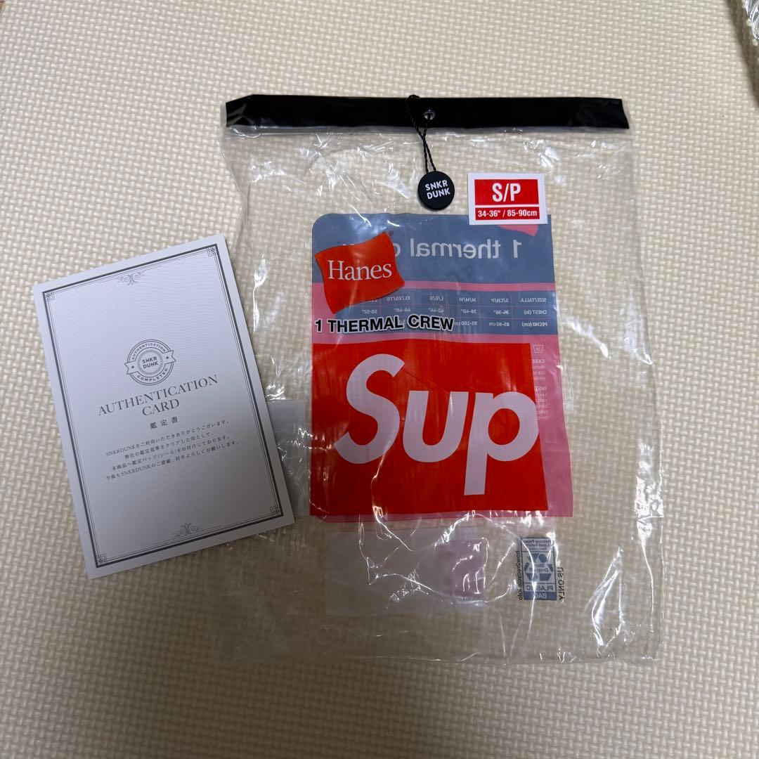 supreme ヘインズボーンサーマルクルー ブラック