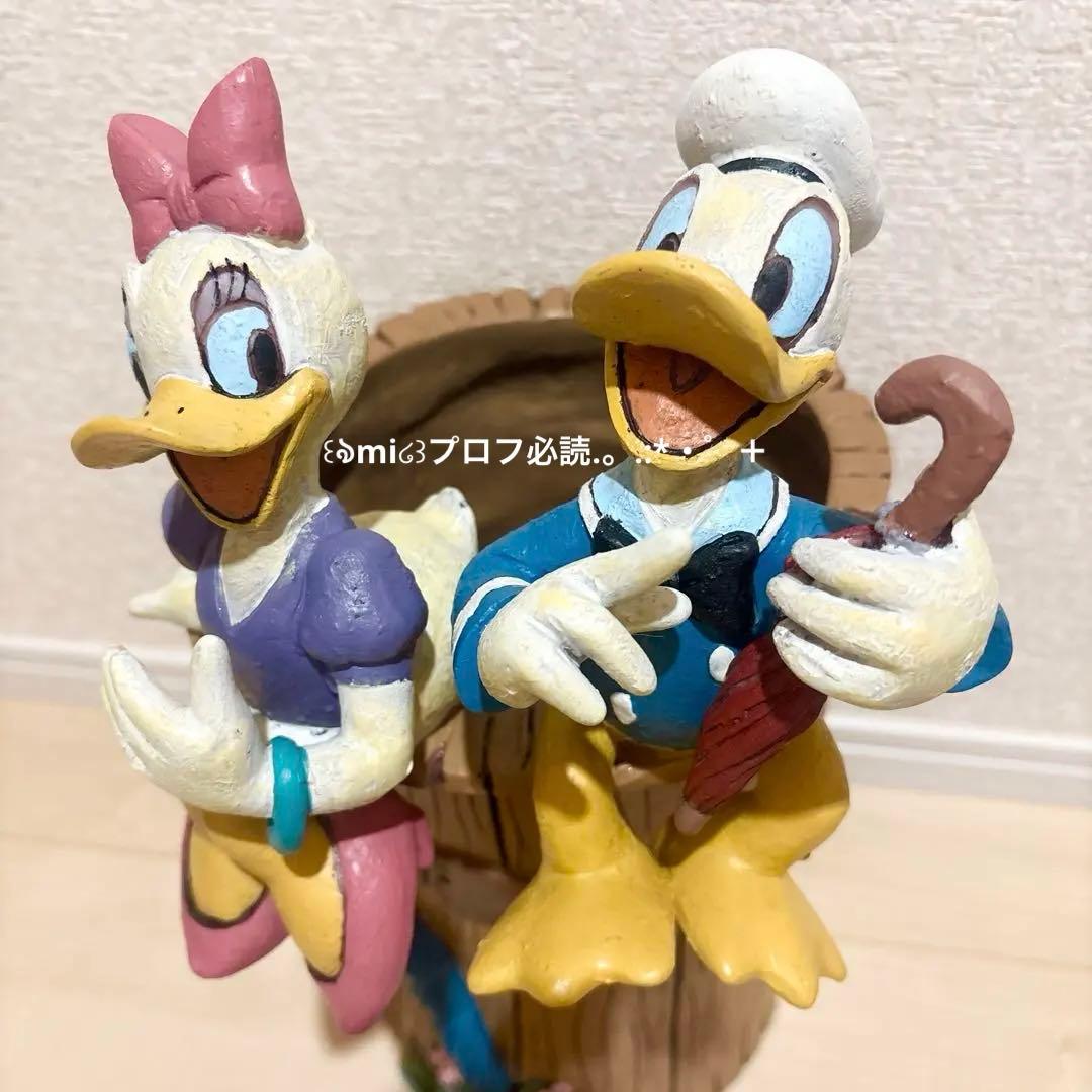 24時まで値下げ⭐️超希少♡Disney♡セトクラフト♡ドナルド＆デイジー傘立て♡