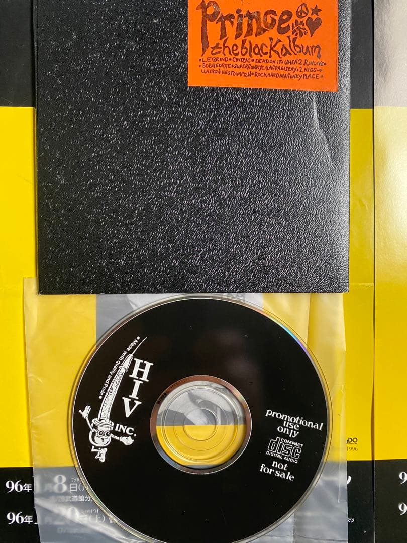 非売品　Prince プリンス　blackalbumゴールドエクスペリエンス