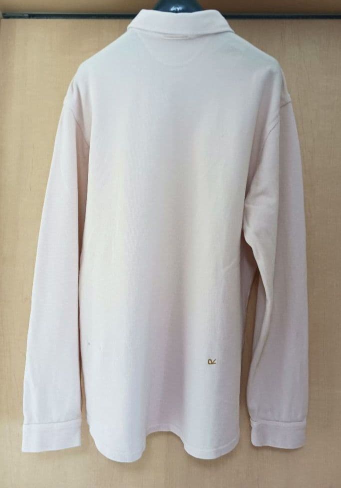 美品 45R 鹿の子ポロシャツ サイズ3 山桜 長袖