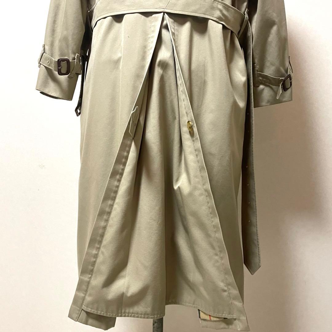 美品/英国製ビンテージ✨バーバリートレンチコート ノバチェック 8PetiteＭ