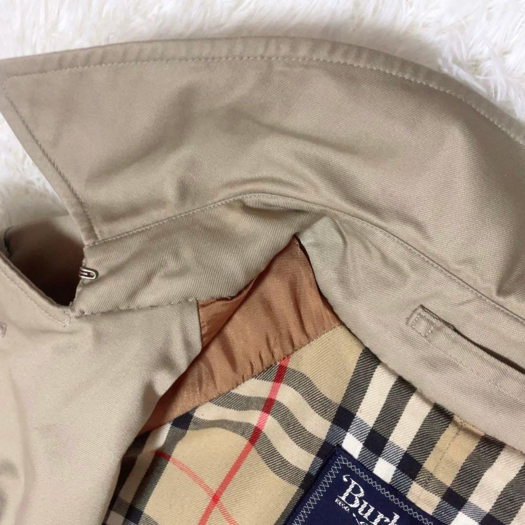 美品/英国製ビンテージ✨バーバリートレンチコート ノバチェック 8PetiteＭ