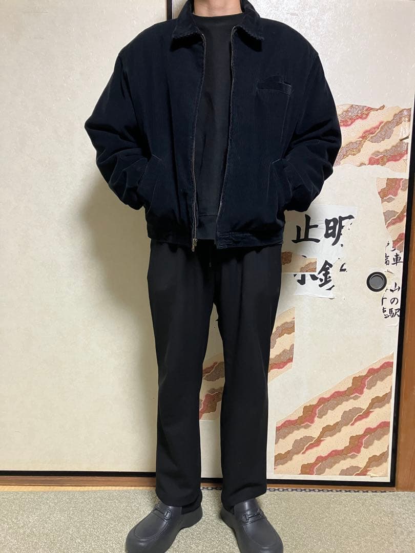 OLD GAP コーデュロイジャケット 短丈 ブラック 黒