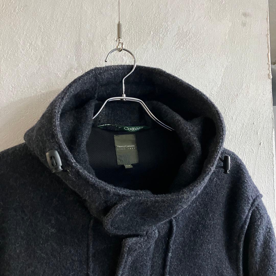イタリア製 Henry Cotton's メルトン モッズコート グレー