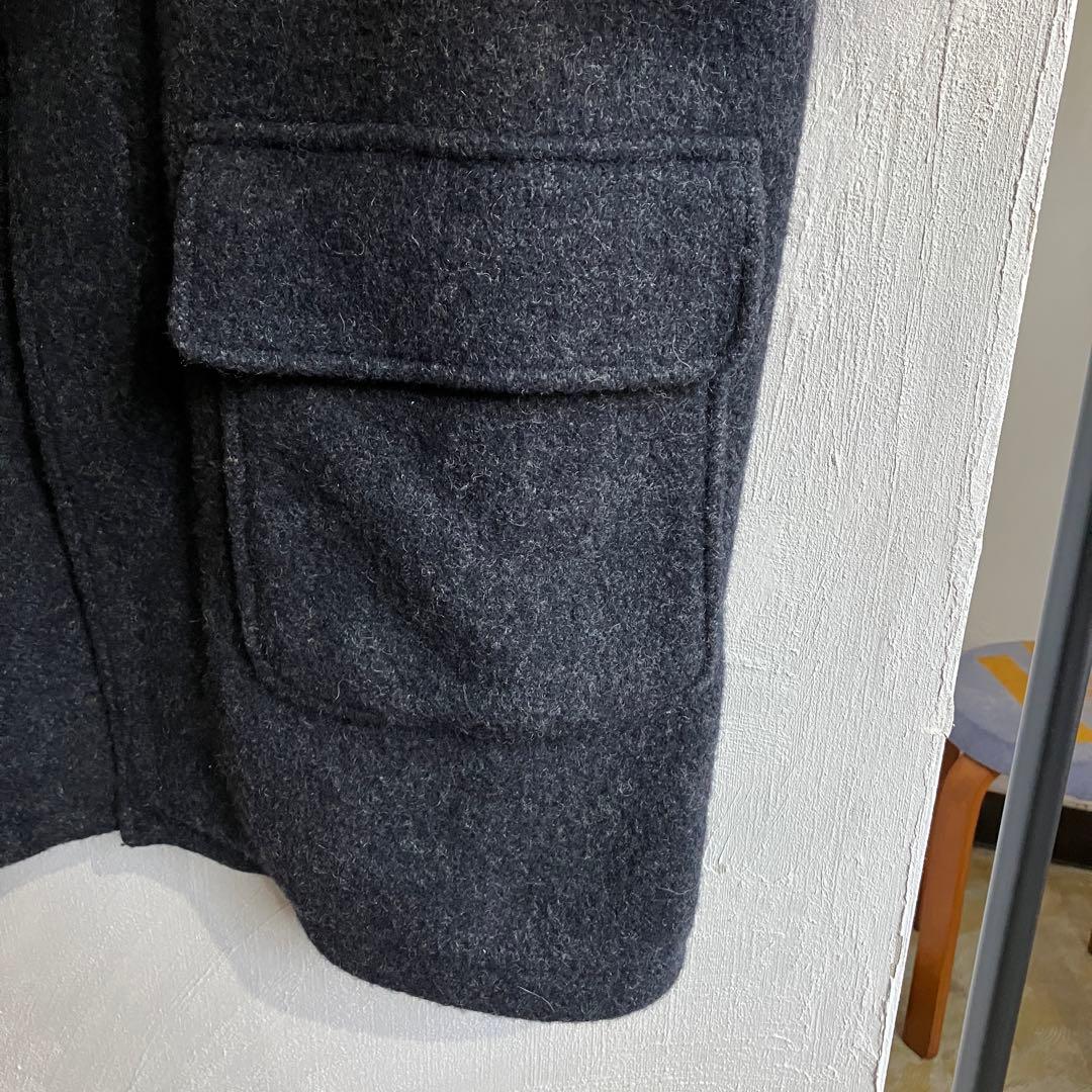 イタリア製 Henry Cotton's メルトン モッズコート グレー