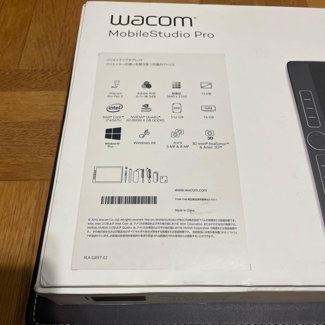 液タブ・ペンタブ WacomMobileStudioPro16 DTH-W1620H/K0