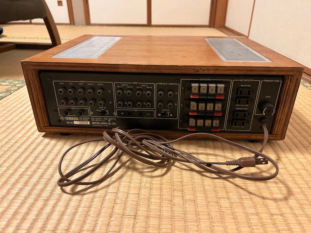 【動作確認済】YAMAHA CA-1000 プリメインアンプ