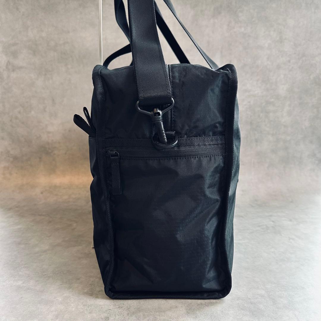 agnes b. 2wayボストンバッグ　ナイロン　黒