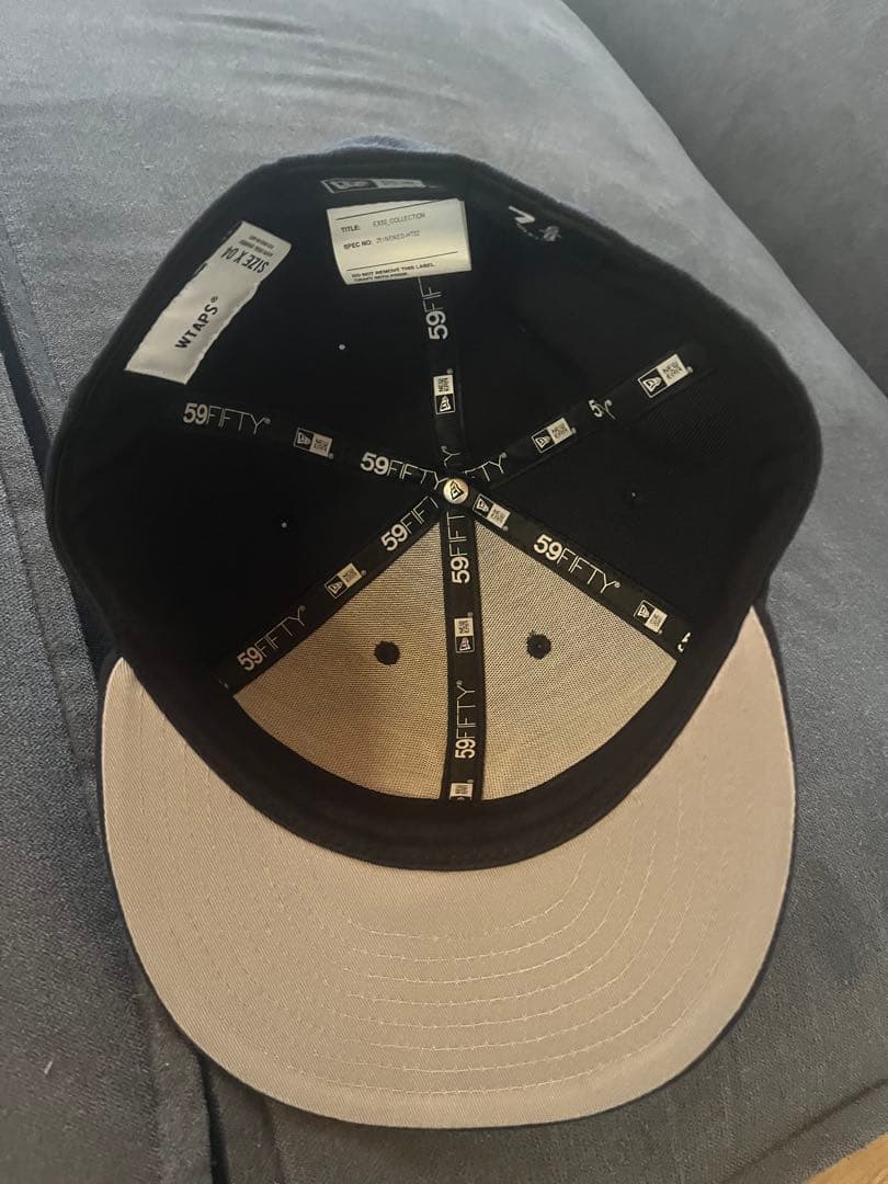WTAPS 59FIFTY ベースボールキャップ ネイビー 7 5/8 25aw