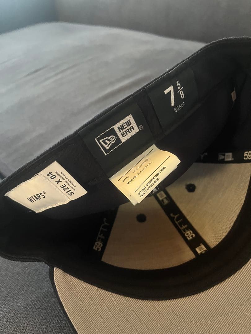 WTAPS 59FIFTY ベースボールキャップ ネイビー 7 5/8 25aw