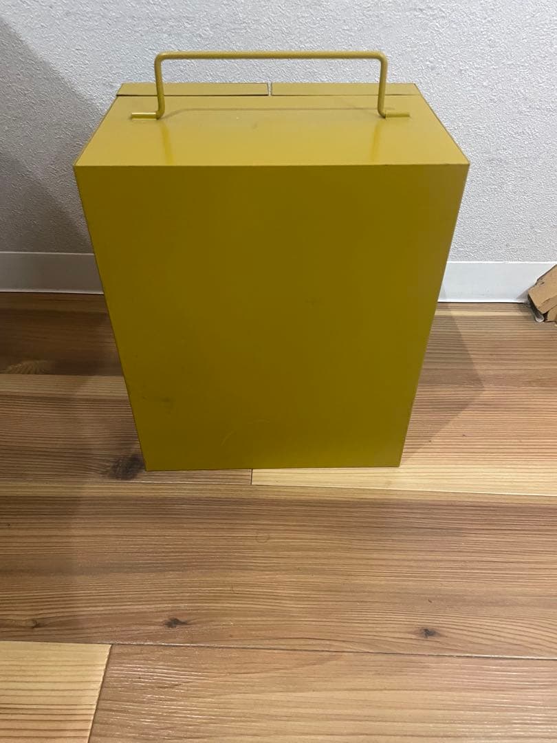 アンティーク　スパイスBOX マスタードイエロー