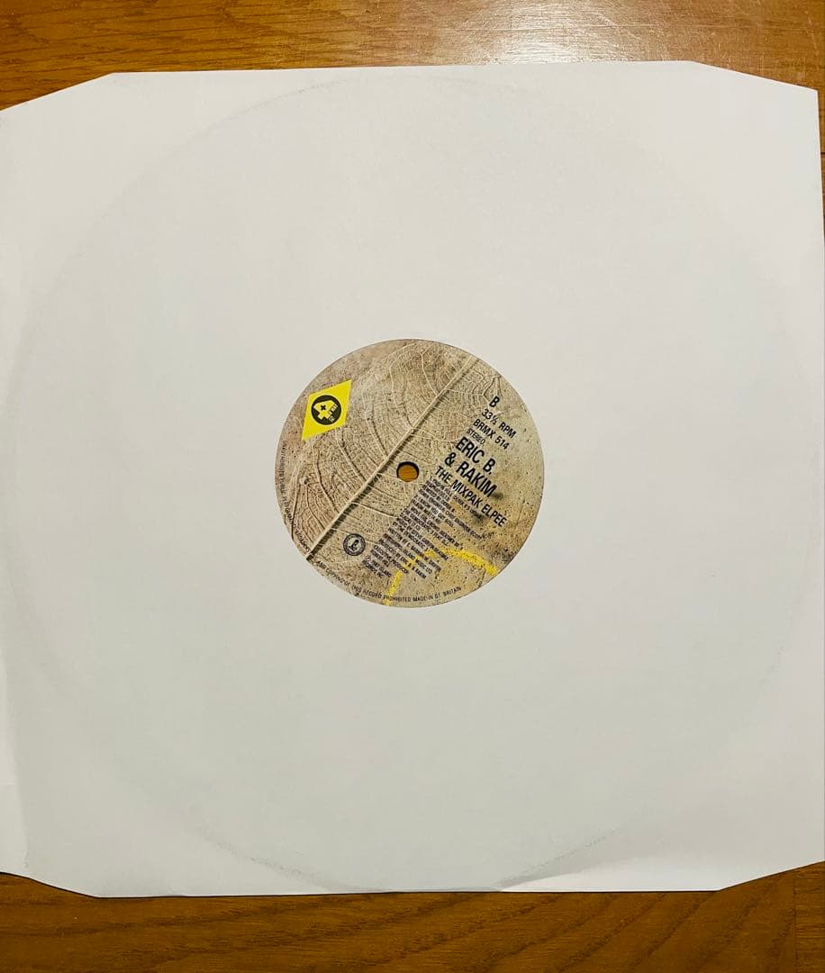 レアリミックス盤ERIC B. & RAKIM THE MIXPAK ELPEE