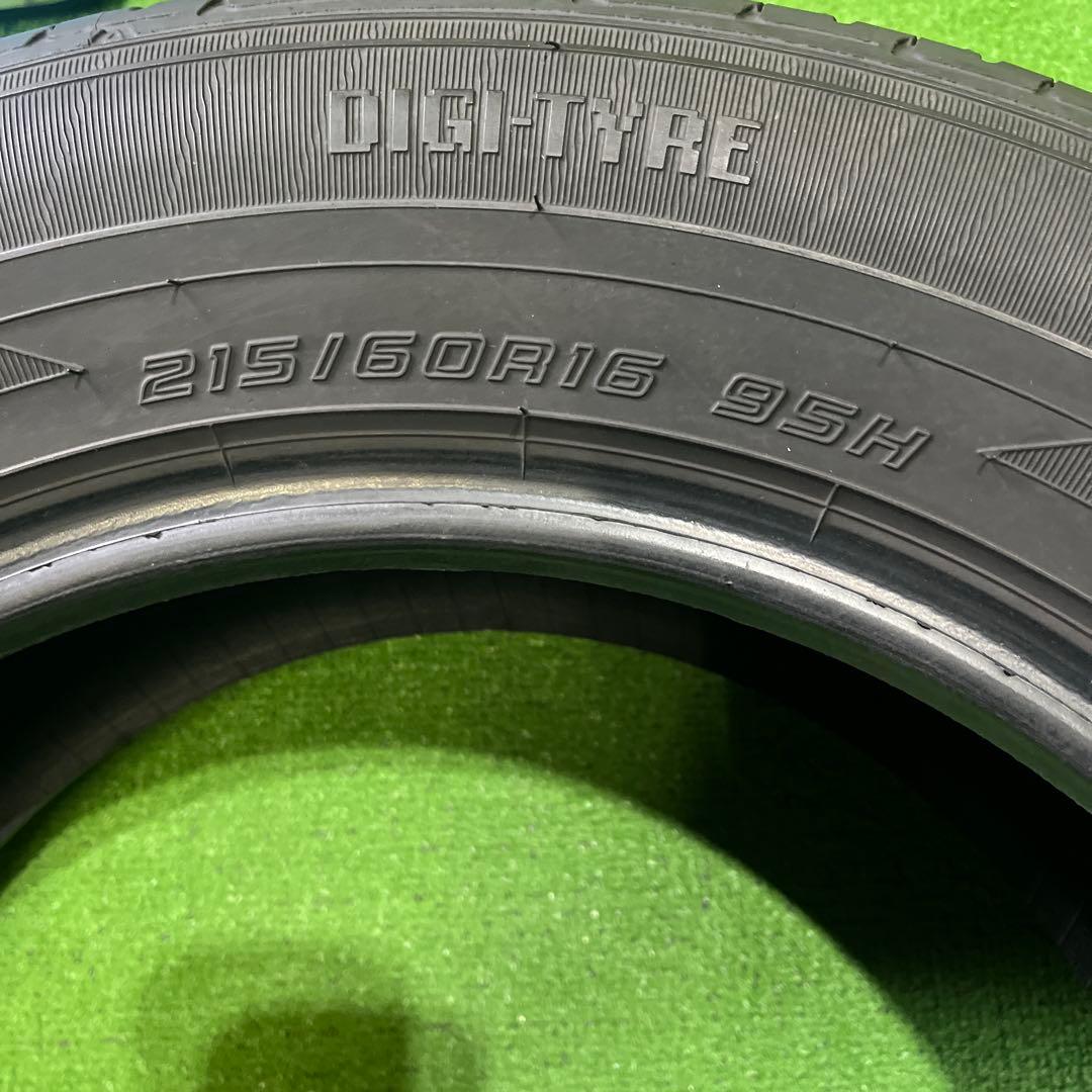 215/60R16 DUNLOP EC202 24年深溝1本 送料込み