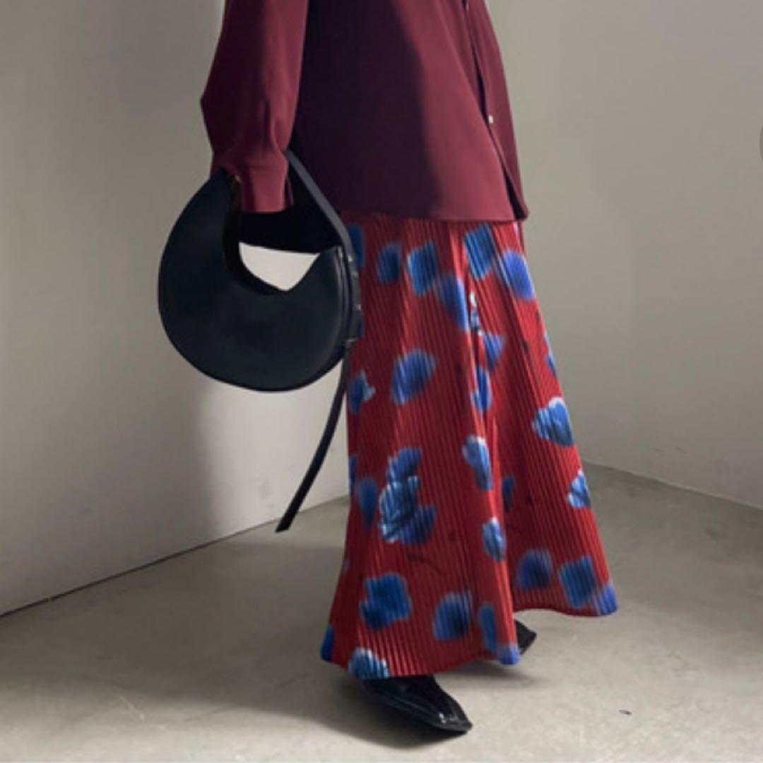 スカート Ameri VINTAGE MILA VELOUR CUT SKIRT M