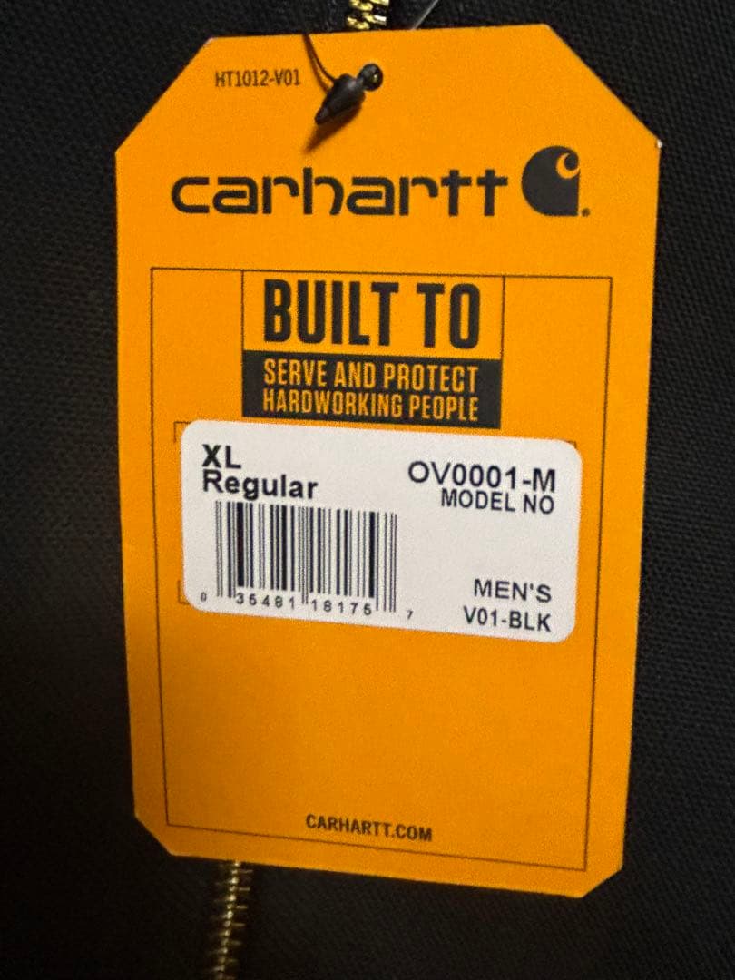 Carhartt DUCK VEST ブラック XL カーハート ダックベスト