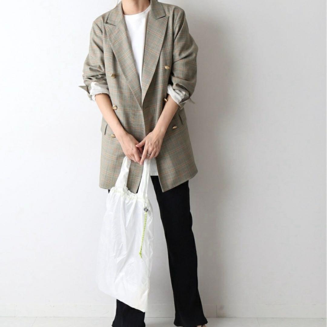 FRAMeWORK グレンチェック ダブルジャケット 金ボタン　人気　36 美品