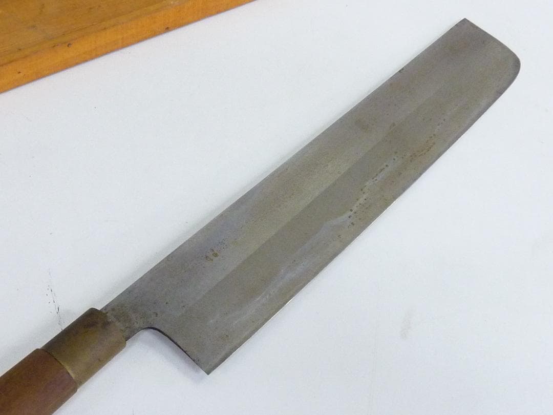 堺 正元 菜切り包丁 すいか包丁 木箱付き 野菜包丁 特大