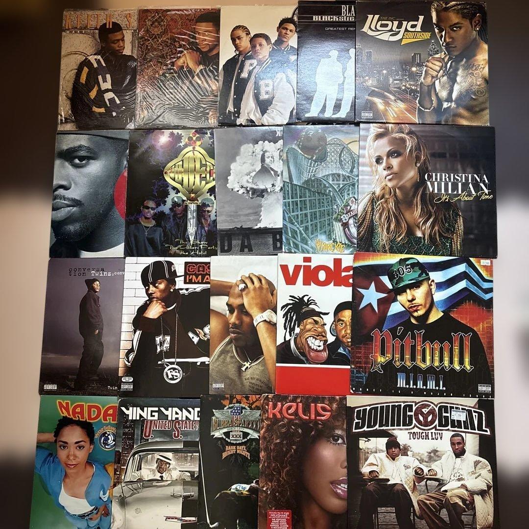 HIPHOP/R&B ジャケット付きLP 42枚セット