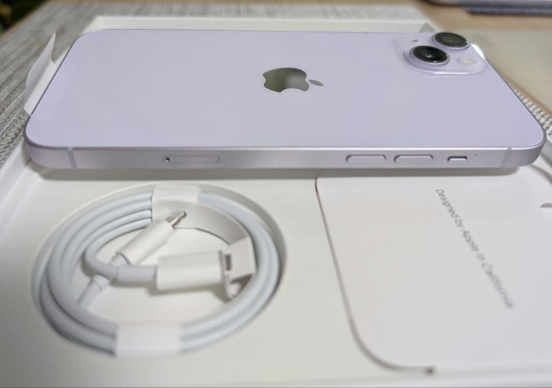 【極美品】iPhone 14PLUS 128GB パープル