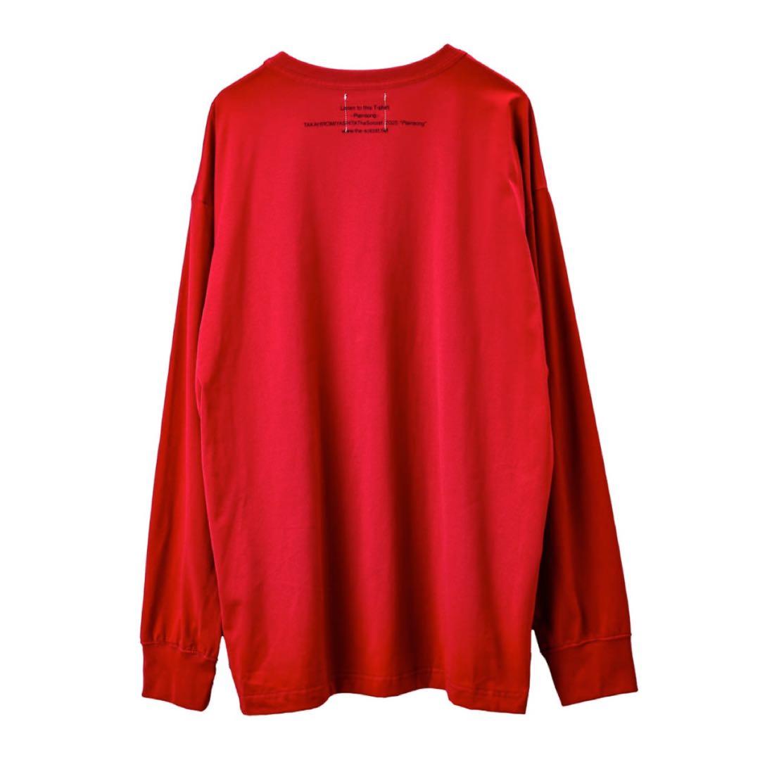 ソロイスト オーバーサイズ長袖Ｔシャツ ロンTEE RED 44 25SS